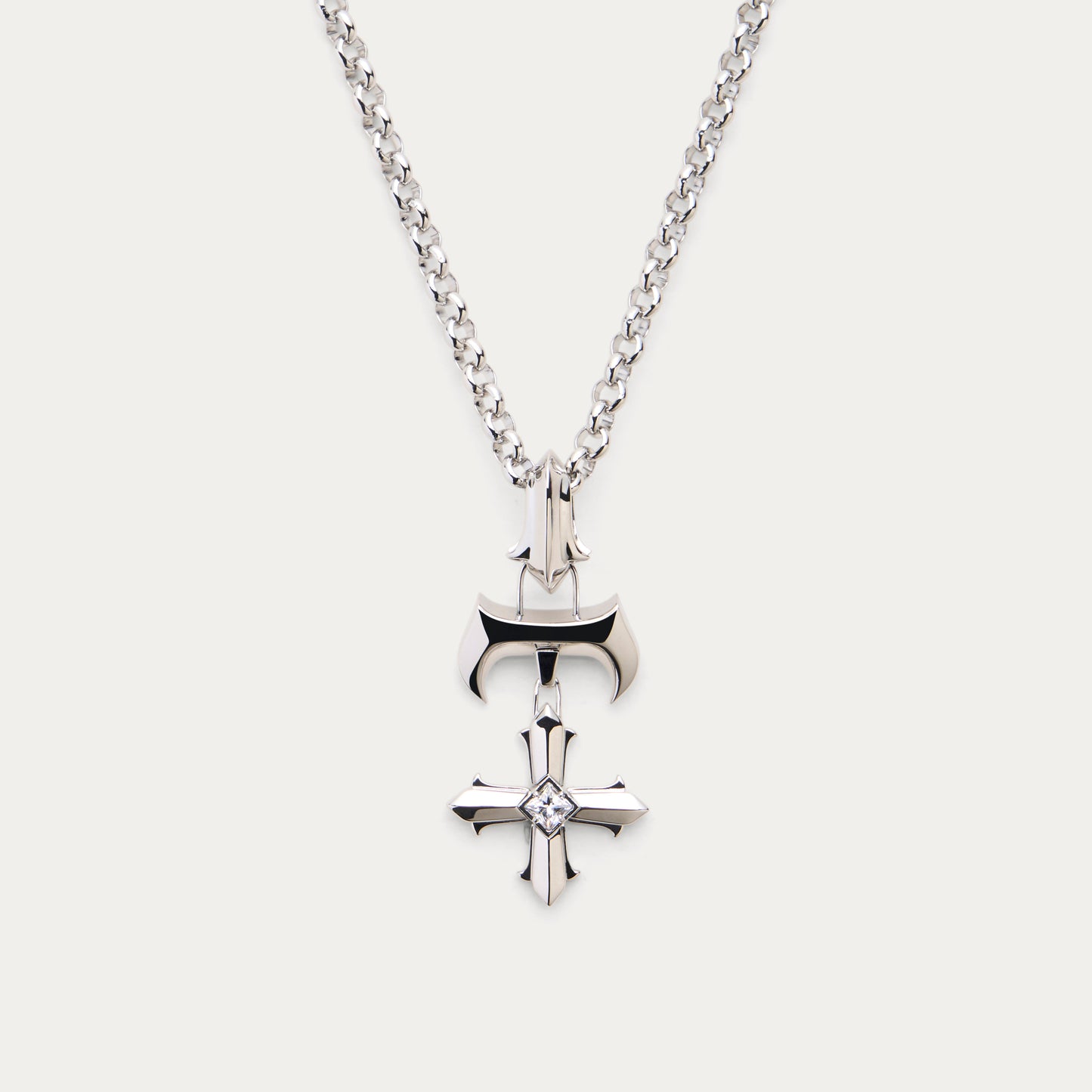 SILVER SAINT PENDANT