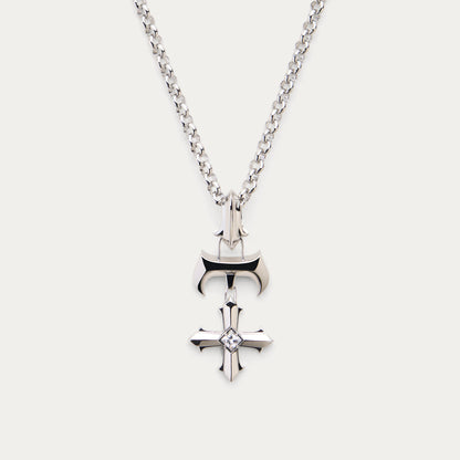 SILVER SAINT PENDANT