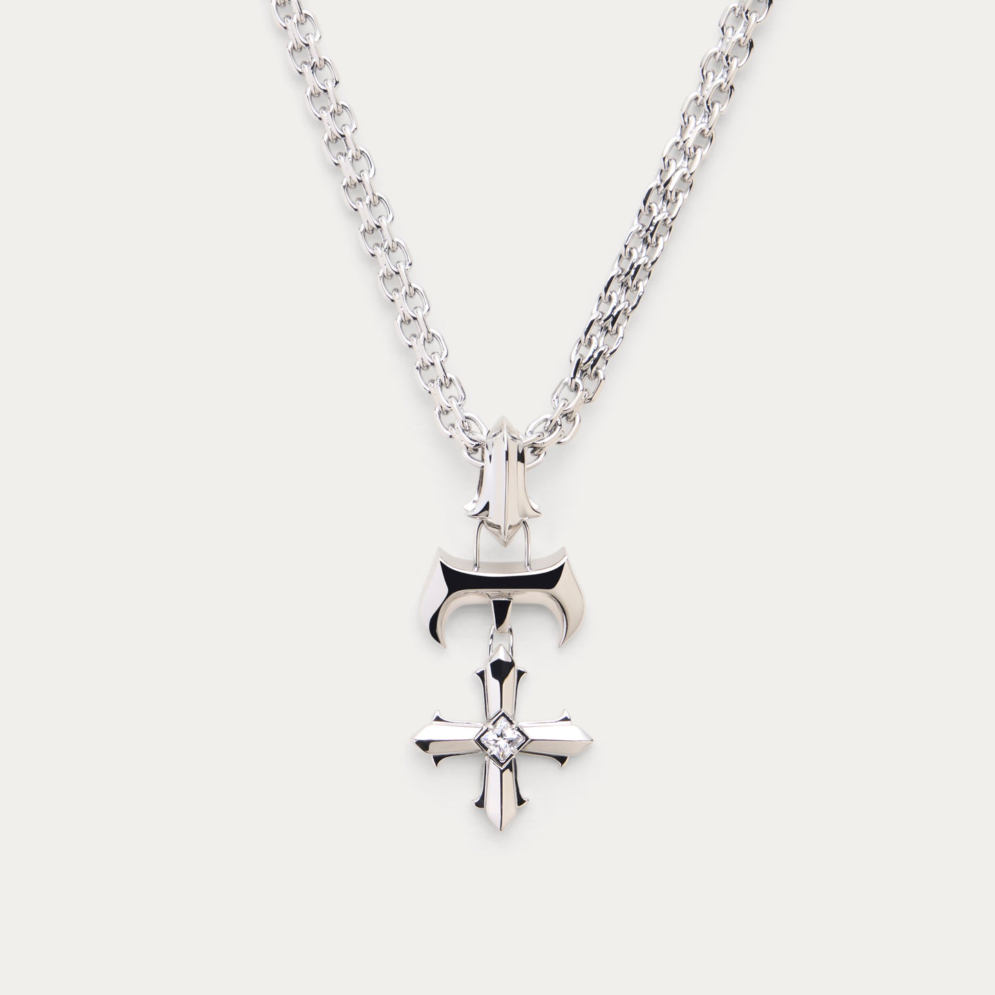 SILVER SAINT PENDANT