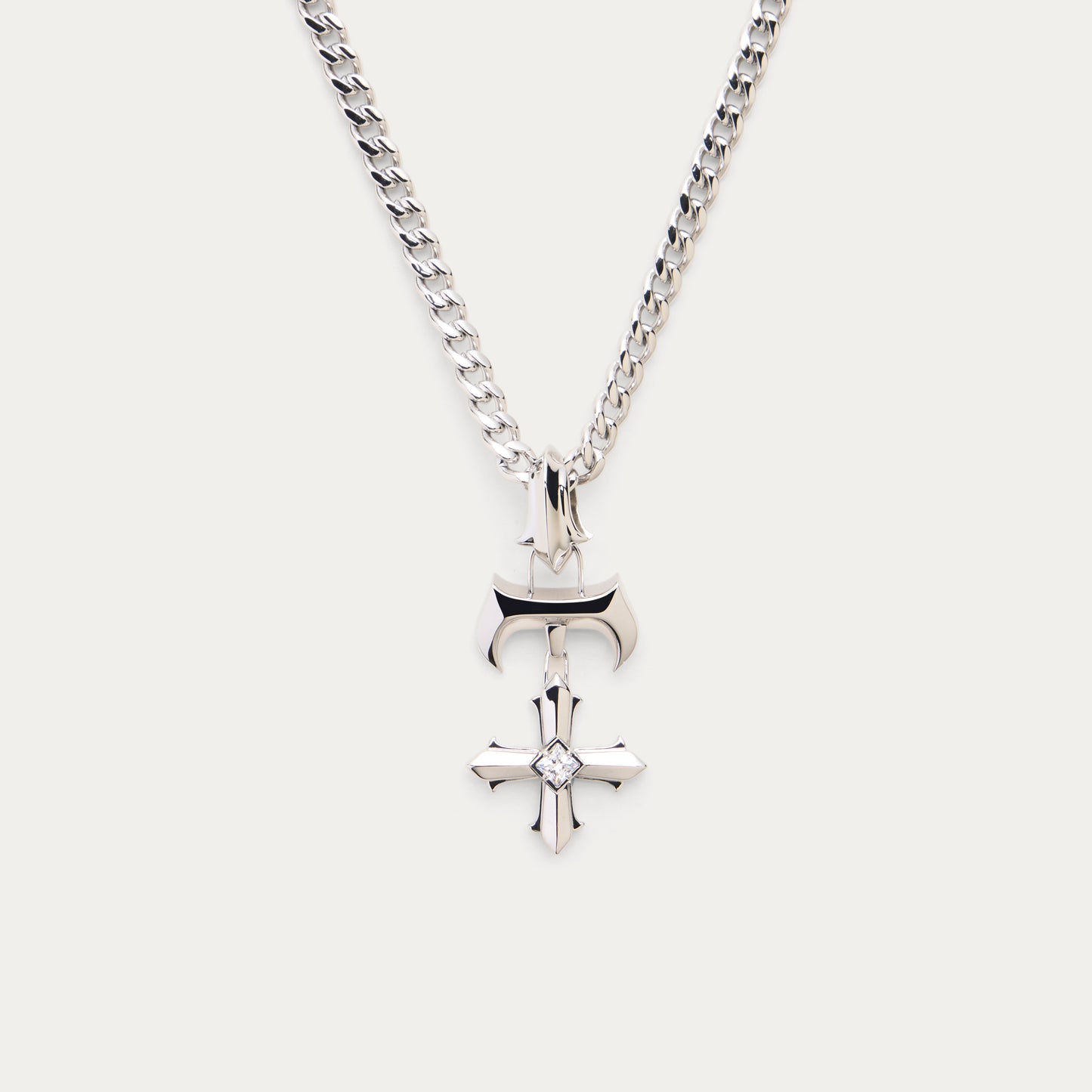 SILVER SAINT PENDANT