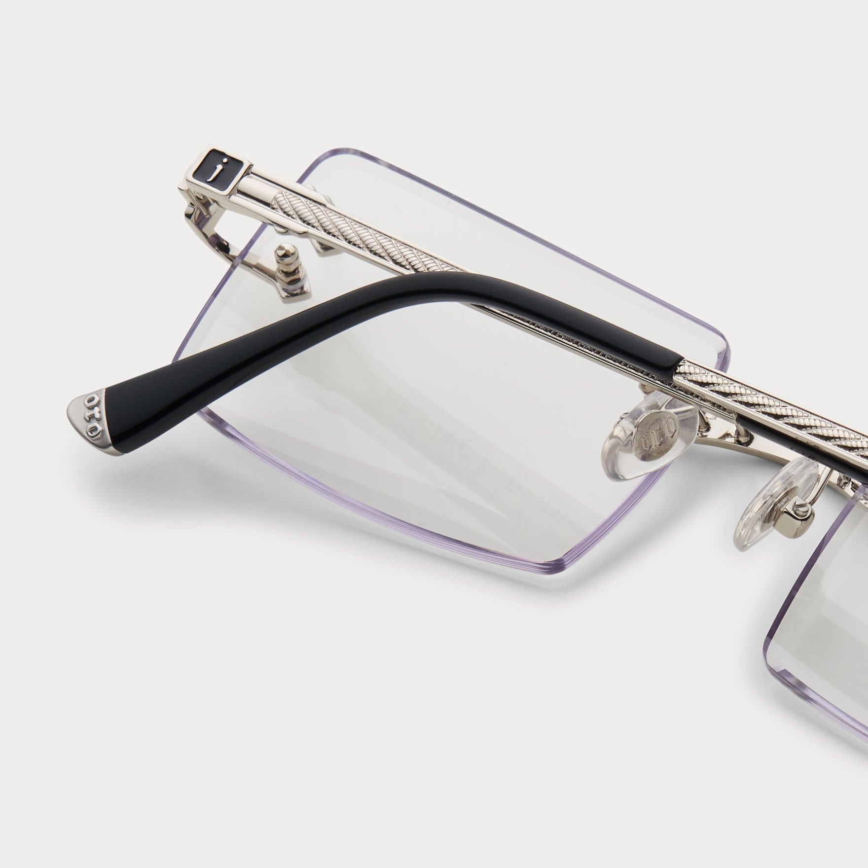 james oro リムレス メガネ サングラス シルバークリア 完売 希少 CLEAR SILVER AUTHENTIC II – JAMES ORO
