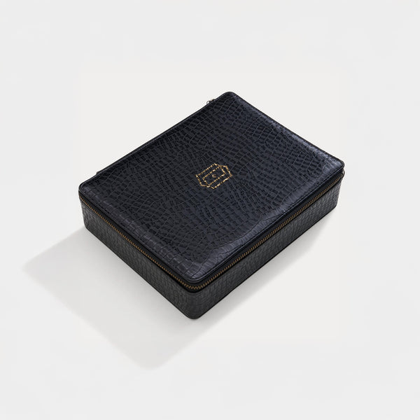 COLLECTORS CASE | MATTE BLACK CROC
