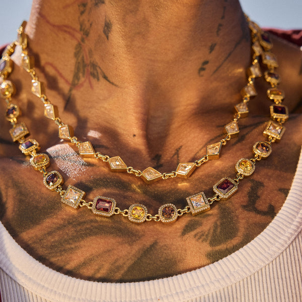 GOLD MELANGE NECKLACE