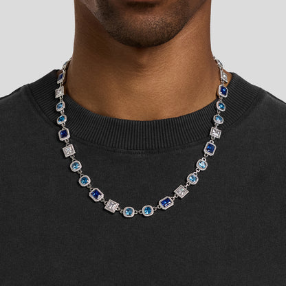 SILVER MELANGE NECKLACE