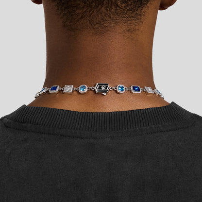 SILVER MELANGE NECKLACE