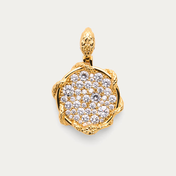 GOLD OROBOROS PENDANT