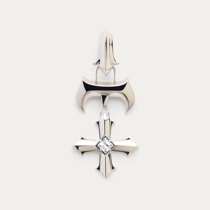 SILVER SAINT PENDANT