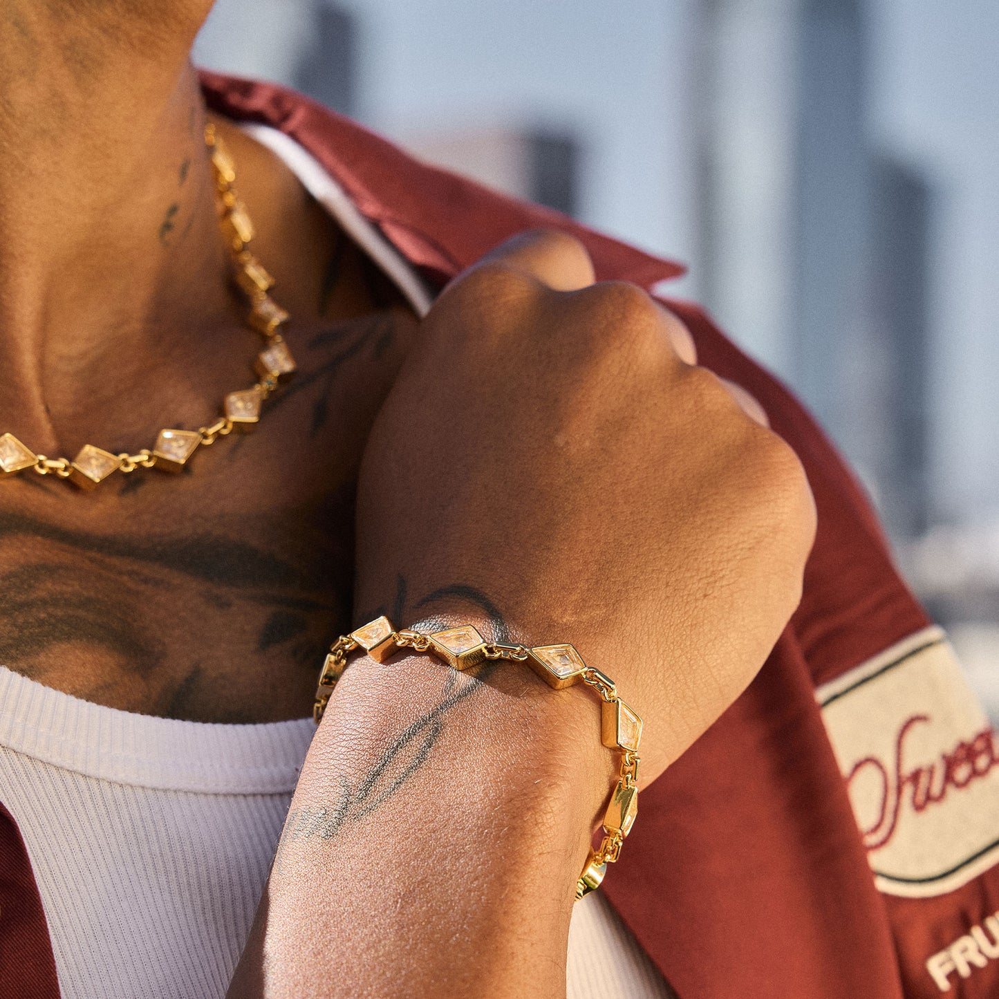 GOLD SHARD BRACELET