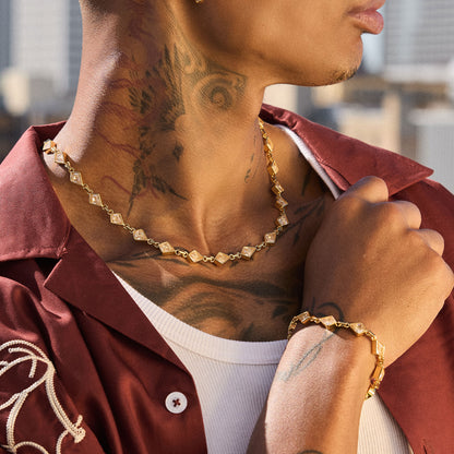 GOLD SHARD NECKLACE