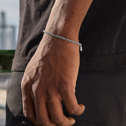SILVER ANELLO BRACELET 3mm