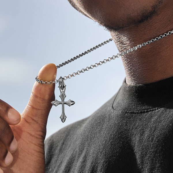 SILVER BISHOP PENDANT