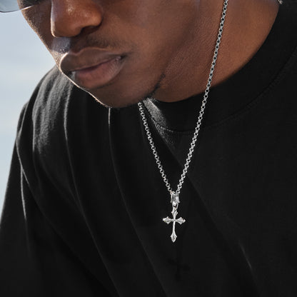 SILVER BISHOP PENDANT