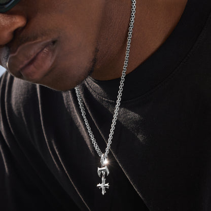 SILVER SAINT PENDANT