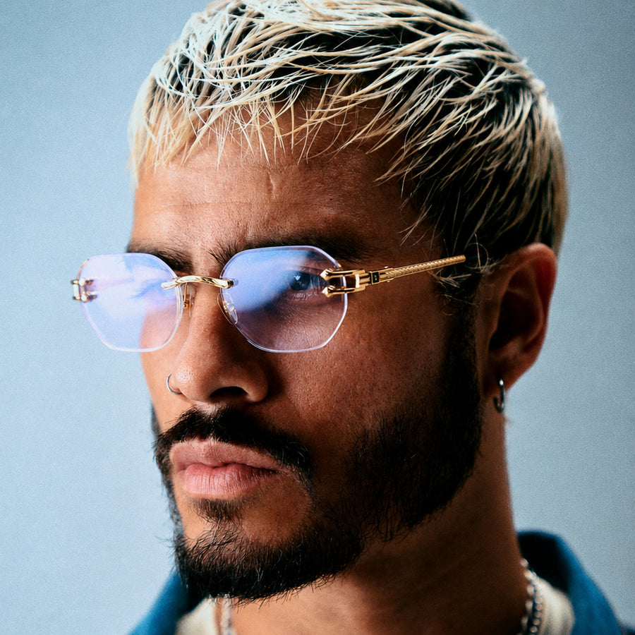 blue-light-gold-opus-rimless