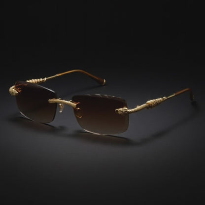 BROWN SERPENT GEM CUT